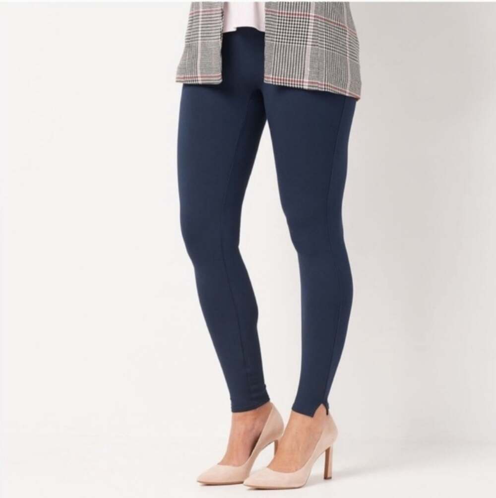 Spanx Ponte Ankle Legging Navy size Medium